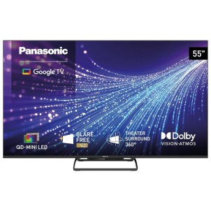 Panasonic TN-55W95CEZS TV 55" 4K QD Mini LED GlareFree Ultra Smart Google TV Theater Surround 360°