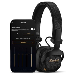 Marshall Milton ANC Black Cuffie Bluetooth OnEar Cancellazione Rumore Audio Spaziale Soundstage Cavo Jack 3,5mm
