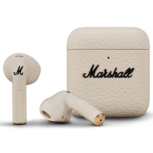 Marshall Minor IV True Wireless Cream Auricolari Bluetooth 5.3 LE Audio Autonomia7h-30h Custodia