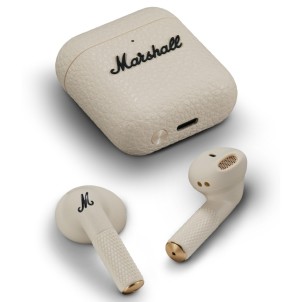 Marshall Minor IV True Wireless Cream Auricolari Bluetooth 5.3 LE Audio Autonomia7h-30h Custodia