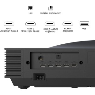 Hisense PX4 Pro Laser Cinema 4K Smart Vidaa Videoproiettore Ottica Corta 80"-200" 3500 ANSI Lumens Contrasto 6500:1