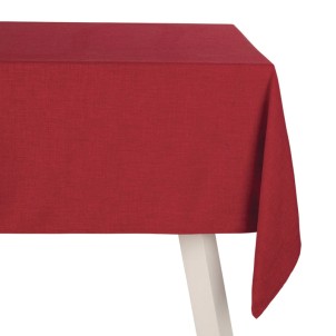 Maison Sucrée Tovaglia Korin var.10 Bourdeaux 155x265 Tessuto AntiMacchia NoStiro