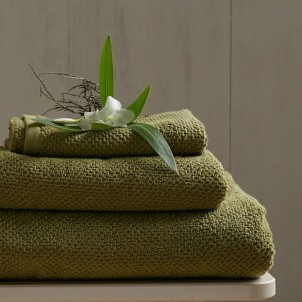 Maison Sucrée Asciugamani Viso e Ospite Pepe var.43 Pistacchio Spugna 100% Cotone