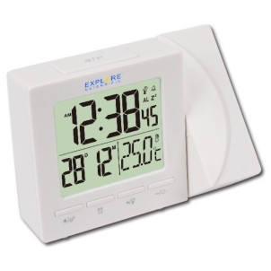 ExploreScientific RDP1001 Orologio Proiezione Sveglia Giorno Temperatura