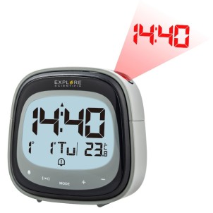 ExploreScientific RDP3007 Orologio Proiezione Sveglia Calendario Temperatura