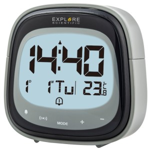 ExploreScientific RDC3006 Orologio Radiocontrollato Doppio Allarme Sveglia
