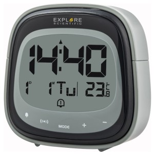 ExploreScientific RDC3006 Orologio Radiocontrollato Doppio Allarme Sveglia